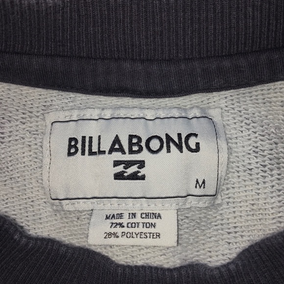 Billabong Grey & Blue Crewneck - Picture 4 of 4